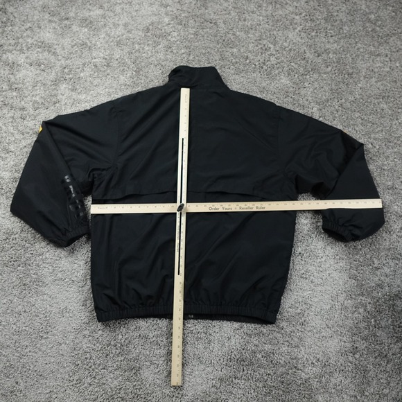 Iowa Hawkeyes Jacket Mens Large Nike Full Zip Y2K Swoosh Caitlin Clark Black - Picture 8 of 11